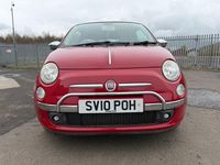 Used Fiat 500 Lounge 2010 Red Cabriolet