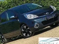 Used Nissan Note N-TEC 90 HP (66 kW) 2013 Blue Hatchback