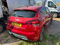 Begagnad Citroën DS4 2011 Röd Halvkombi