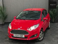 Used Ford Fiesta Zetec 82 HP (60 kW) 2014 Red Hatchback