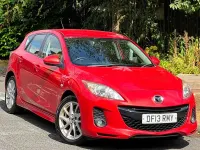 Used Mazda 3 105 HP (77 kW) 2013 Red Hatchback