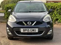 Begagnad Nissan Micra Acenta 79 HK (58 kW) 2015 Svart Halvkombi