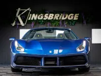 Used Ferrari 488 670 HP (492 kW) 2018 Blue Cabriolet