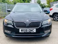 Used Skoda Superb SE Technology 120 HP (88 kW) 2018 Black Estate