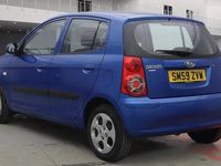 Used Kia Picanto 64 HP (47 kW) 2010 Blue Hatchback