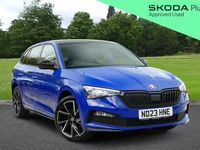 Used Skoda Scala Monte Carlo 147 HP (108 kW) 2023 Blue Hatchback