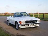 Used Mercedes SL500 1988 White Cabriolet