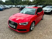 Used Audi A3 Sportback S-Line 2014 Red Hatchback