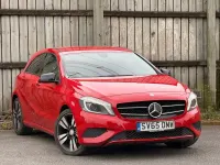 Used Mercedes A180 109 HP (80 kW) 2015 Red Hatchback