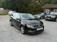 Used VW Polo Edition 90 HP (66 kW) 2017 Black Hatchback