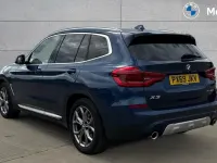 Used BMW X3 xLine 190 HP (139 kW) 2019 Phytonic blue metallic paint SUV