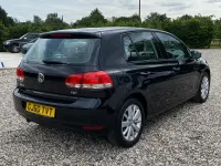 Used VW Golf VI Match 105 HP (77 kW) 2010 Black Hatchback