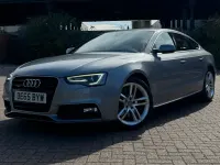 Used Audi A5 S-Line 245 HP (180 kW) 2015 Grey Coupe