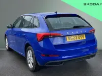 Used Skoda Scala SE 110 HP (80 kW) 2023 Blue Hatchback