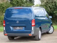 Used Mercedes e-Vito 85 kW (116 HP) 2019 Blue Van