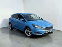 Used Ford Focus Zetec 125 HP (91 kW) 2017 Blue Hatchback