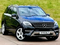 Used Mercedes ML350 AMG line 258 HP (189 kW) 2015 Black SUV
