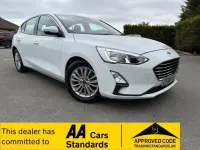 Used Ford Focus Titanium 2019 White Hatchback