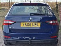 Used Skoda Superb SE 150 HP (110 kW) 2016 Blue Estate