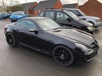 Used Mercedes SLK200 2008 Black metallic Cabriolet