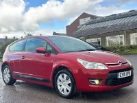 Używany Citroën C4 VTR Sport 110 KM (80 kW) 2010 Czerwony Coupe