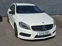 Used Mercedes A220 AMG 170 HP (125 kW) 2015 White Hatchback