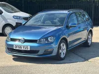 Used VW Golf VII Edition 110 HP (80 kW) 2016 Blue Estate