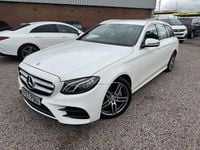 Used Mercedes E220 AMG line 2017 White Estate