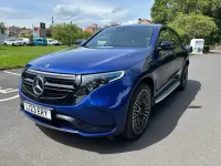 Used Mercedes EQC400 AMG Line Premium 300 kW (408 HP) 2021 Blue SUV