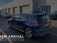 Used Audi A3 S-Line 108 HP (79 kW) 2023 Blue Sedan