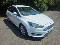 Used Ford Focus Titanium 120 HP (88 kW) 2015 White Hatchback