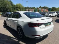 Used Skoda Superb SportlinePlus 187 HP (137 kW) 2020 Moon white metallic Hatchback