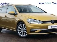 Used VW Golf VII GT 115 HP (84 kW) 2018 Yellow Estate