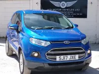 Used Ford Ecosport Zetec 95 HP (69 kW) 2017 Blue SUV