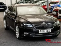 Used Skoda Superb SE L Executive 190 HP (139 kW) 2016 Black Estate