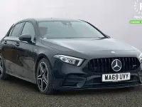 Used Mercedes A35 AMG Premium 306 HP (225 kW) 2019 Black Hatchback