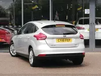 Used Ford Focus Zetec 125 HP (91 kW) 2018 Silver Hatchback