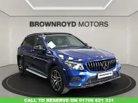 Used Mercedes GLC220 AMG 170 HP (125 kW) 2019 Blue Estate