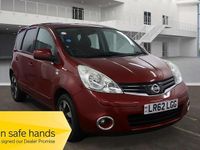 Used Nissan Note N-TEC 2012 Red Hatchback