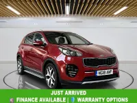 Used Kia Sportage GT-Line 115 HP (84 kW) 2018 Red SUV