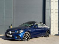 Used Mercedes C300 AMG Line Premium Plus 258 HP (189 kW) 2018 Blue Coupe