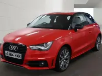 Used Audi A1 S-Line 122 HP (89 kW) 2014 Red Hatchback