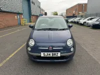 Used Fiat 500 Lounge 69 HP (50 kW) 2014 Blue Hatchback