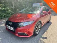 Used Honda Civic SR 2014 Red Hatchback
