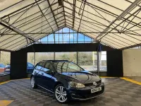 Begagnad VW Golf VII GT 2016 Blå Halvkombi