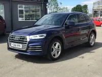 Used Audi Q5 S-Line 190 HP (139 kW) 2019 Blue SUV