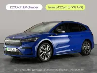 Used Skoda Enyaq iV SportLine 125 kW (170 HP) 2023 Blue SUV