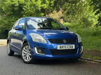 Used Suzuki Swift SZ4 94 HP (69 kW) 2015 Blue Hatchback