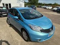 Used Nissan Note Acenta 80 HP (58 kW) 2015 Blue Hatchback