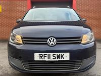 Used VW Touran SE 105 HP (77 kW) 2011 Blue MPV